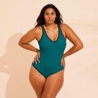 Women's Aquafit 1-piece Swimsuit Ines - Green