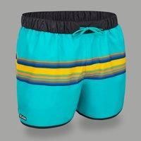 Surfing Short Boardshorts 100 - Sunstripe Green