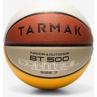 Size 7 Basketball Bt500 - Orange/beige/yellow