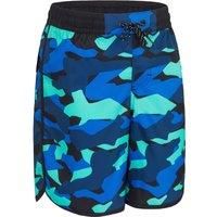 Olaian Kids Boys Swimming Shorts Swim Trunks Swimwear 500 - Blue/Camo