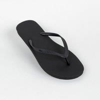 Women's Black Flip-Flops Lightweight Quick-Drying Flexible Sole Decathlon