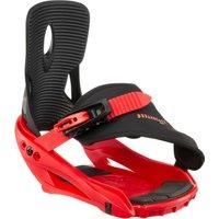 Kids Quick Snowboard Bindings - Faky S - Black And Red