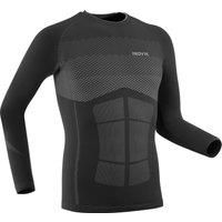 Men's Thermal Cross-Country Ski Base Layer Black Breathable Fabric Decathlon