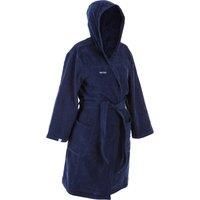 Women's Water Polo Thick Cotton Pool Bathrobe - Dark Blue