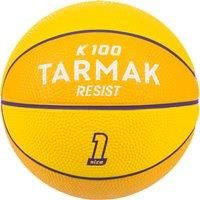 Kids' Basketball Size 1 K100 Rubber - Yellow