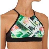 Girl's Surf Swimsuit Crop Top Baha 900 - Green