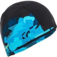 Nabaiji Unisex Mesh Print Swimming Cap Size L Tiki Black