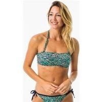 Decathlon Bandeau Swimsuit Top Laura Foly With Removable Padded Cups