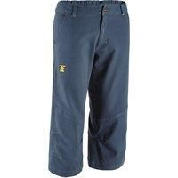 Mens Climbing Stretch Bio Cotton 3/4 Trousers Vertika Grey