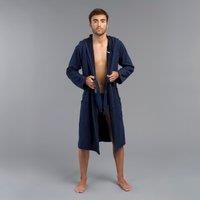 Decathlon Mens 100% Cotton Beach Towel Bathrobe - 2 Pockets - Decathlon