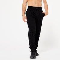 Men's Warm Jogging Bottoms - Black