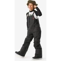 Boys Durable Skiing And Snowboarding Salopettes - 500 - Grey