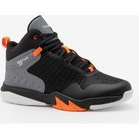 Kids' Basketball Shoes Ss500 High - Black/orange