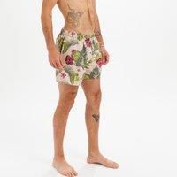 Men's Swim Shorts 15" - 100 Easy Beige