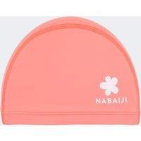 Coated Mesh Swim Cap - Printed Fabric - Size S - Marg Pink