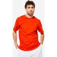 Men's Fitness T-shirt 500 Essentials - Red Print