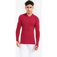 Adult Long-sleeved Thermal Base Layer Top Keepdry - Cardinal Pink