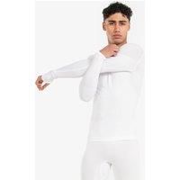 Adult Long-sleeved Thermal Base Layer Top Keepdry - White