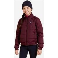 Kids' Horse Riding Warm Jacket 500 - Burgundy