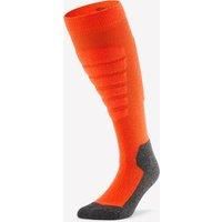 Adult Ski And Snowboard Socks. 100 Orange And Grey