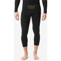 Mens Soft And Seamless Thermal Ski Bottom Base Layer - Bl 500 - Black / Khaki