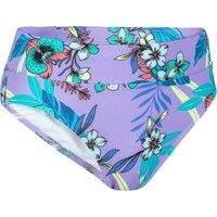 Girl's Textured Swimsuit Bottoms - 500 Bao Orchid Purple