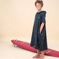 Uk Kids' Surf Poncho 135 To 160cm - 550 Tiger