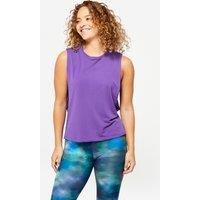 Oversize Sleeveless T-shirt - Purple