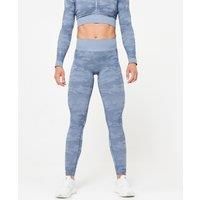 Women's Seamless Leggings - Blue