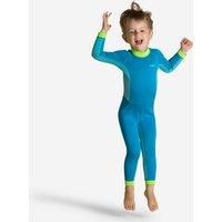 Kids Neoprene Wetsuit For Swimming. Ti Warm Blue Green