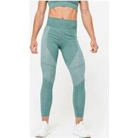 Women's High-waisted Seamless Leggings - Turquoise