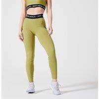 Women's Cardio Training Comfortable And Soft Long Leggings - Olive Green