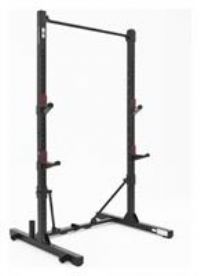 Fold-down/retracting Compact Weight Training Rack For Squats And Pull-ups