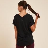 Women's Gentle Yoga T-shirt - Black