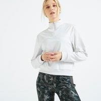 Cropped Long-sleeved Fitness Sweatshirt