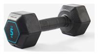 Decathlon Weight Training And Cross Training Hex Dumbbell 5 Kg