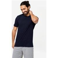 Men's Slim-fit Fitness T-shirt 500 - Dark Blue