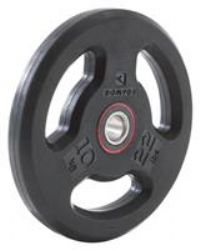 Rubber Weight Disc With Handles 28mm  10kg