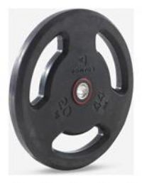 Rubber Weight Disc With Handles 28mm  20kg