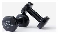 Fitness 5kg Dumbbells Twinpack  Black