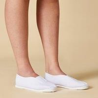 Adult Fabric Gym Shoes - White