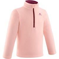 Kids Hiking Fleece - MH100 Aged 2-6 - Pink