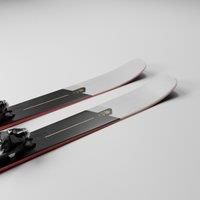 Freeride Skis - Pow Chaser 115 + Look Px 12 Konect Gw Bindings