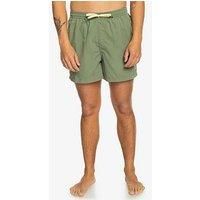 Quiksilver Mens Behind Waves 15 Inch Swim Shorts - Green