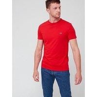 Lacoste Men/'s TH6709 T-Shirt, Rouge, L