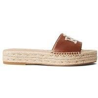 Lauren By Ralph Lauren Polly Espadrille Sandal - Brown