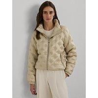 Lauren By Ralph Lauren Mng Padded D24-Insulated-Coat - Brown