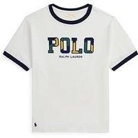 Polo Ralph Lauren Boys Short Sleeve Polo Logo T-Shirt - White