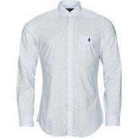 Polo Ralph Lauren  Z223SC11-SLBDPPPKS-LONG SLEEVE-SPORT SHIRT  men's Long sleeved Shirt in White