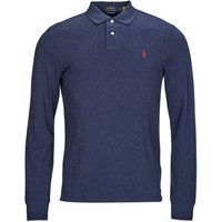 Polo Ralph Lauren  POLO COUPE DROITE EN COTON BASIC MESH  men's Polo shirt in Marine